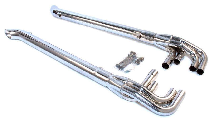 Chrome Lake Pipe Patriot Exhaust '4' Side Exhaust H1165