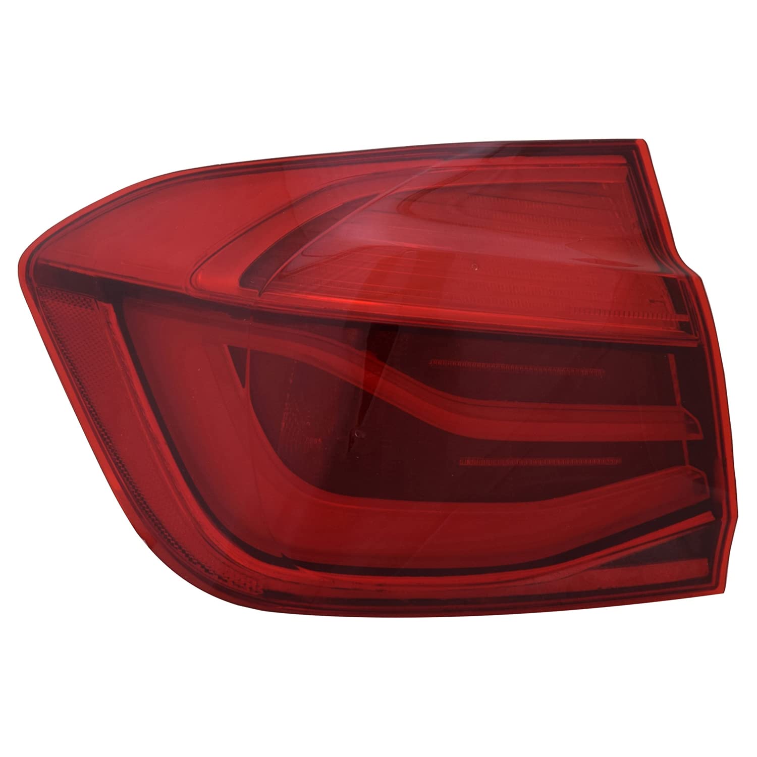 Left TYC Tail Light Assembly Compatible with 2016-2018 BMW 3 Series