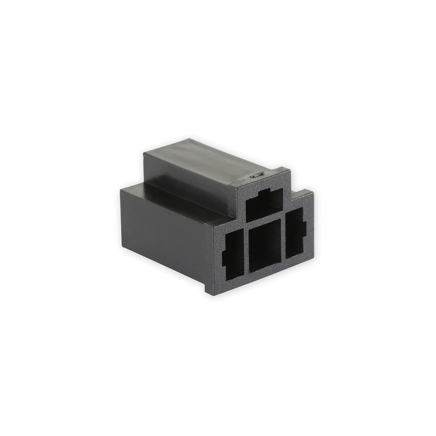Holley RBEC121 Retrobright Unterminated Female Electrical Connector - 3 Pin