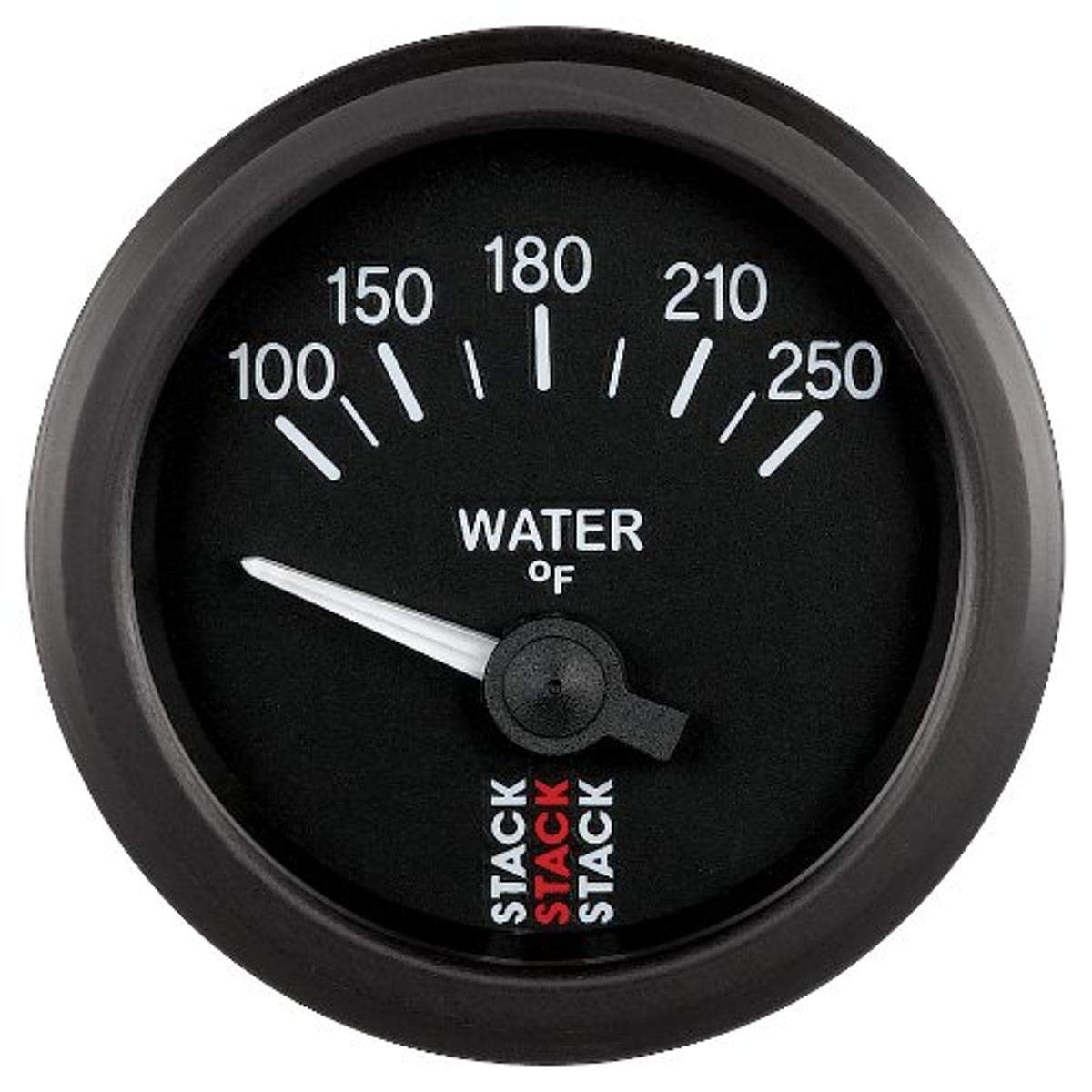 Stack 52mm ST3208 Black 1/8" NPTF 100-250°F Electric Water Temperature Gauge