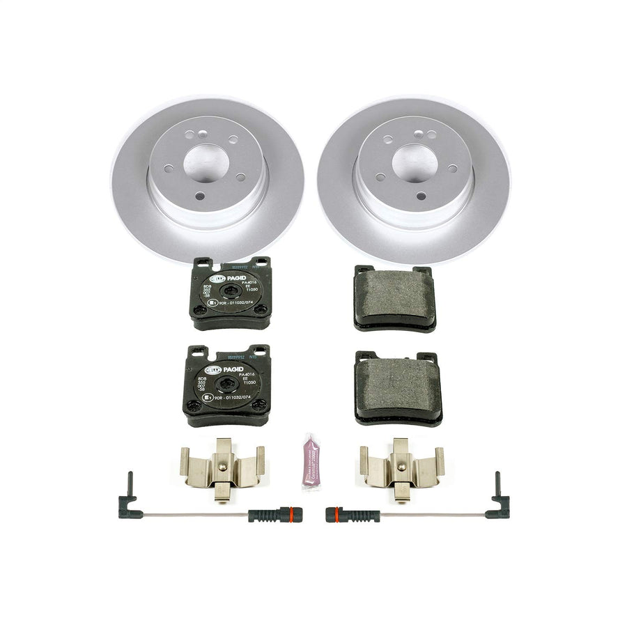 Power Stop ESK6377 Euro-Stop Rear Brake Kit For Mercedes-Benz E320 1998-2003 [Model Specific]