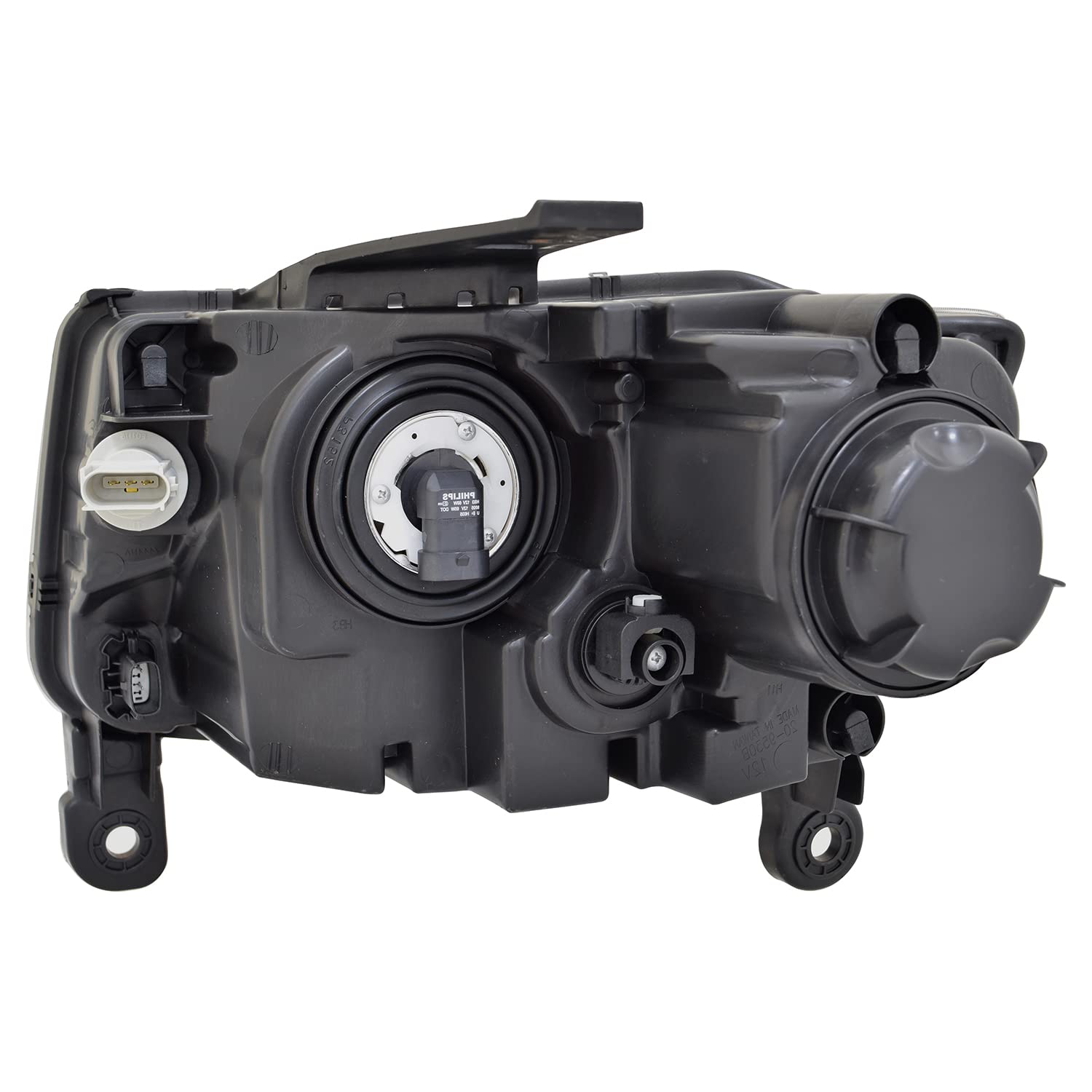 Right TYC Headlight Assembly Compatible with 2014-2016 Jeep Grand Cherokee