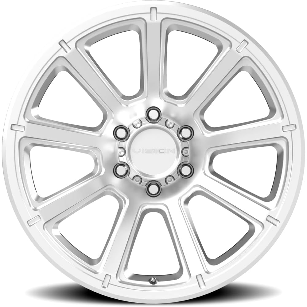17x8.5 Wheel Rim Vision 353 Turbine Winter Paint Silver 6x139.7 6x5.5 ET18