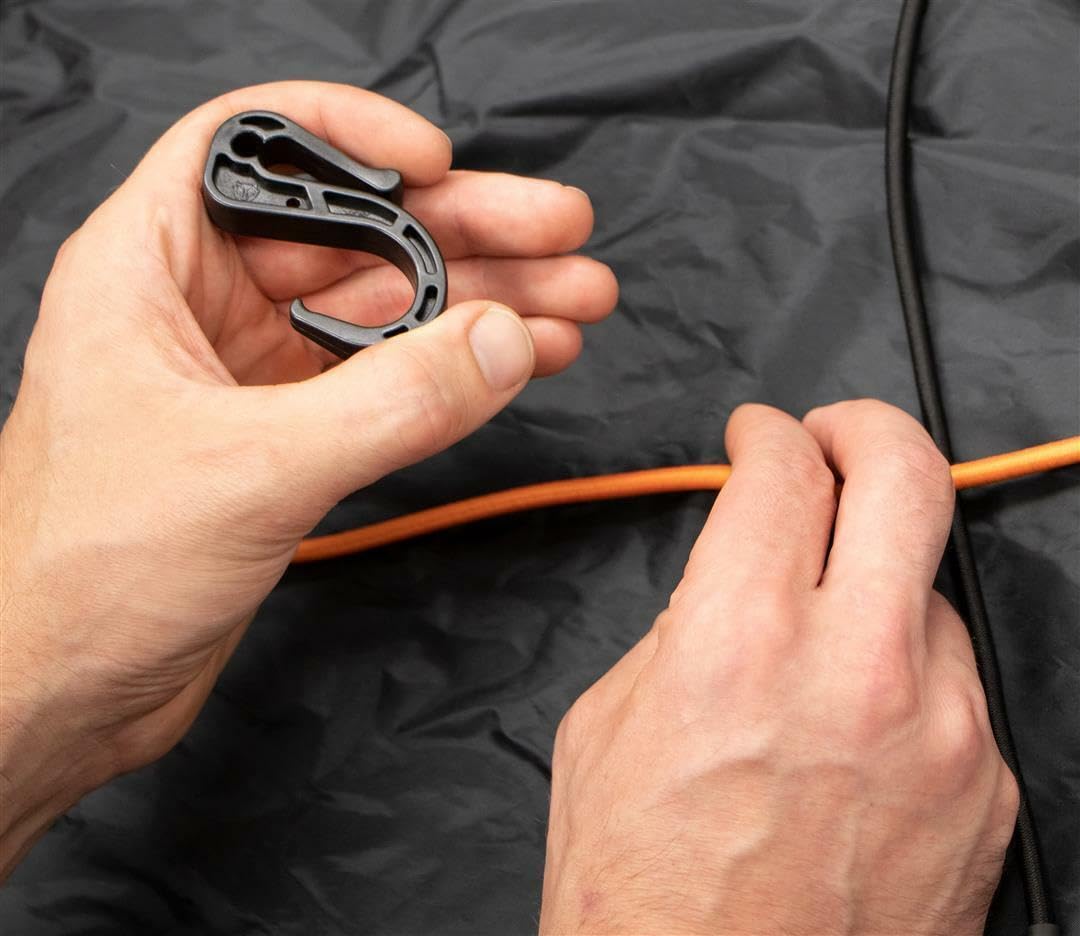 Rightline Gear Truck Bed Weatherproof Cargo Net with Built-in Tarp, 8.8 by 10 Feet