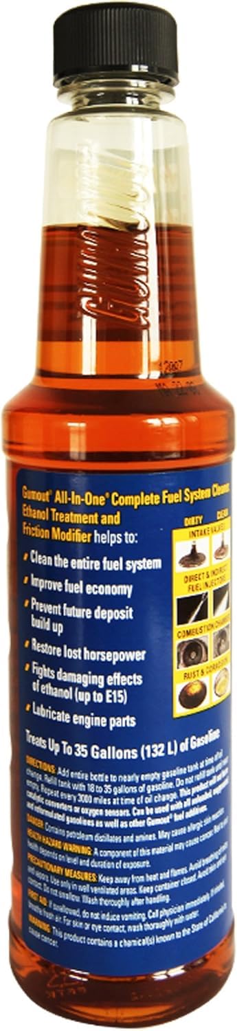 Fuel System Cleaner Gumout 510016 10. Fluidounces