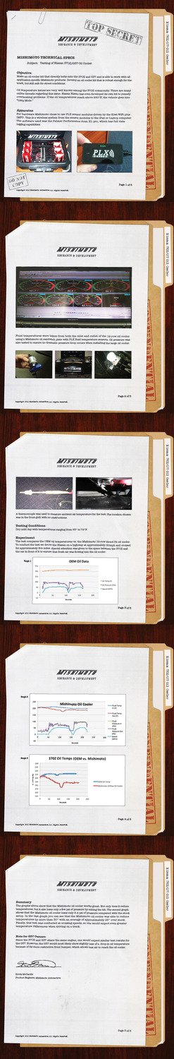 Mishimoto Oil Cooler Kit MMOC-370Z-09 Fits Nissan 370Z Infiniti G37, 2008+ Coupe only Silver