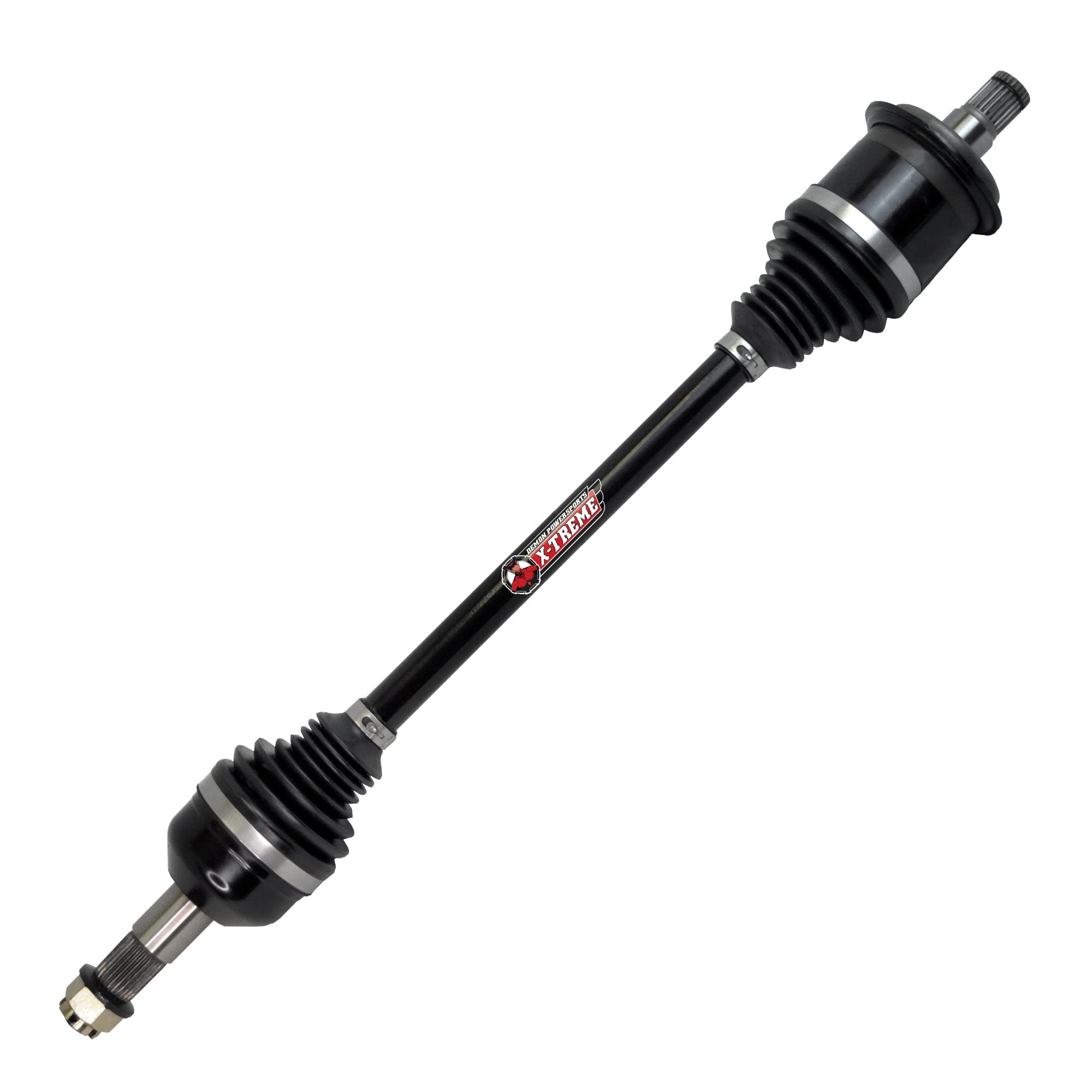 Demon Powersports Xtreme Heavy Duty Rear Left/Right Axle for (2011-15) Can Am Commander 800/1000/MAX, In 4340 Chromoly Steel Re-Engineered Cage Design & In Dual Heat Treated to Increase Strength