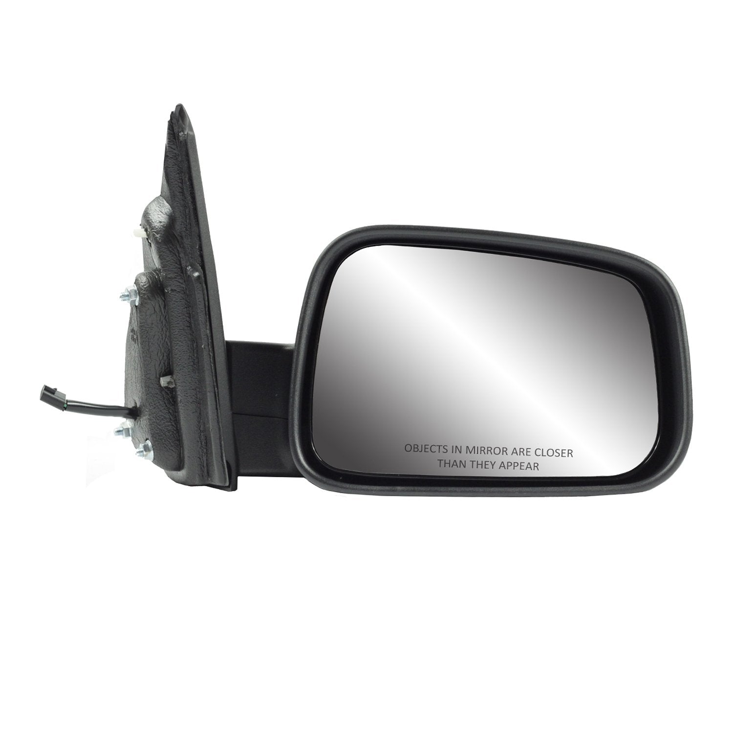 Fit System Mirror Passenger Side for Chevrolet HHR Wagon, Textured Black, Foldaway, Power