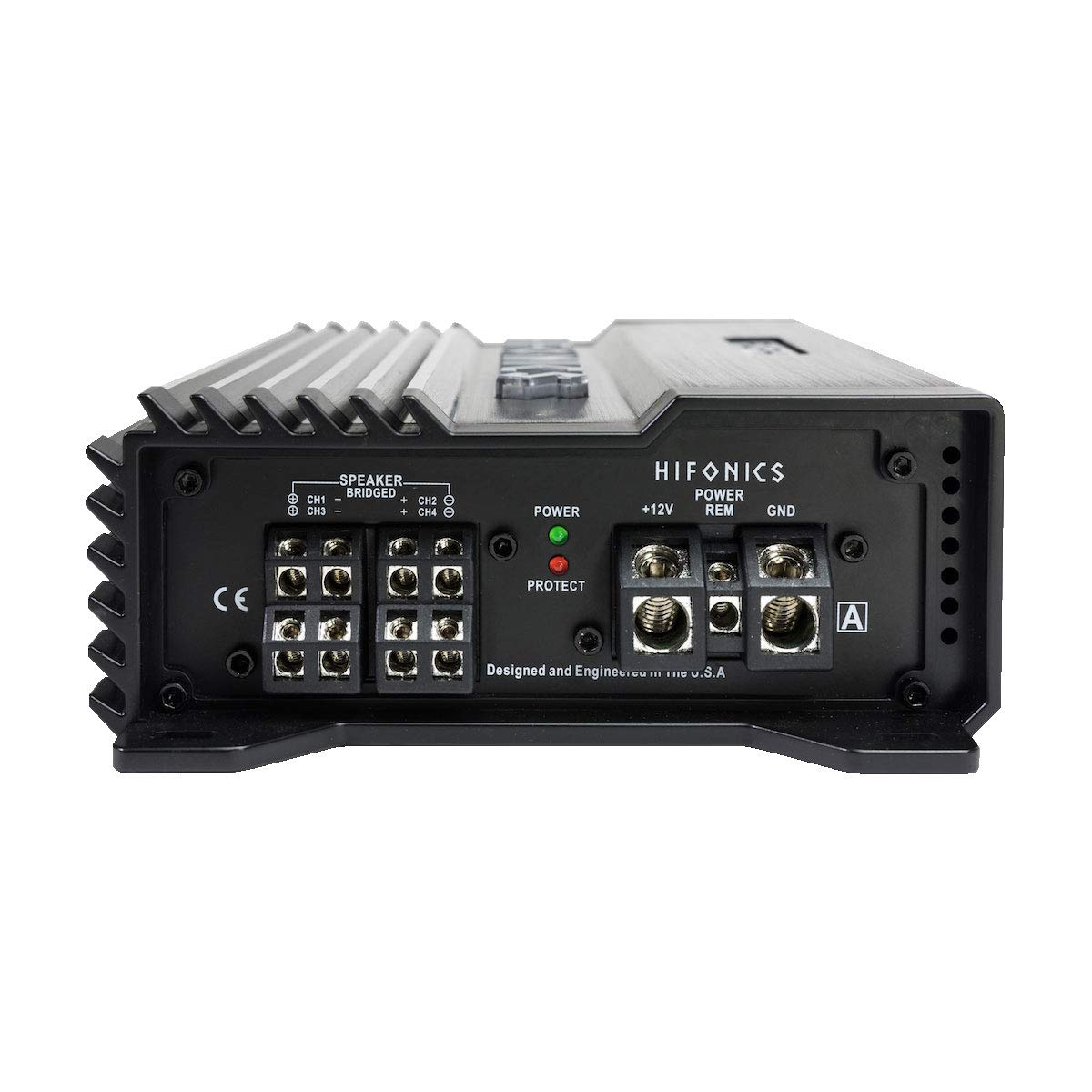 Hifonics Alpha Series Compact 800 Watt Four Channel Car Amplifier Full Range Super D-Class Amp A800.4D