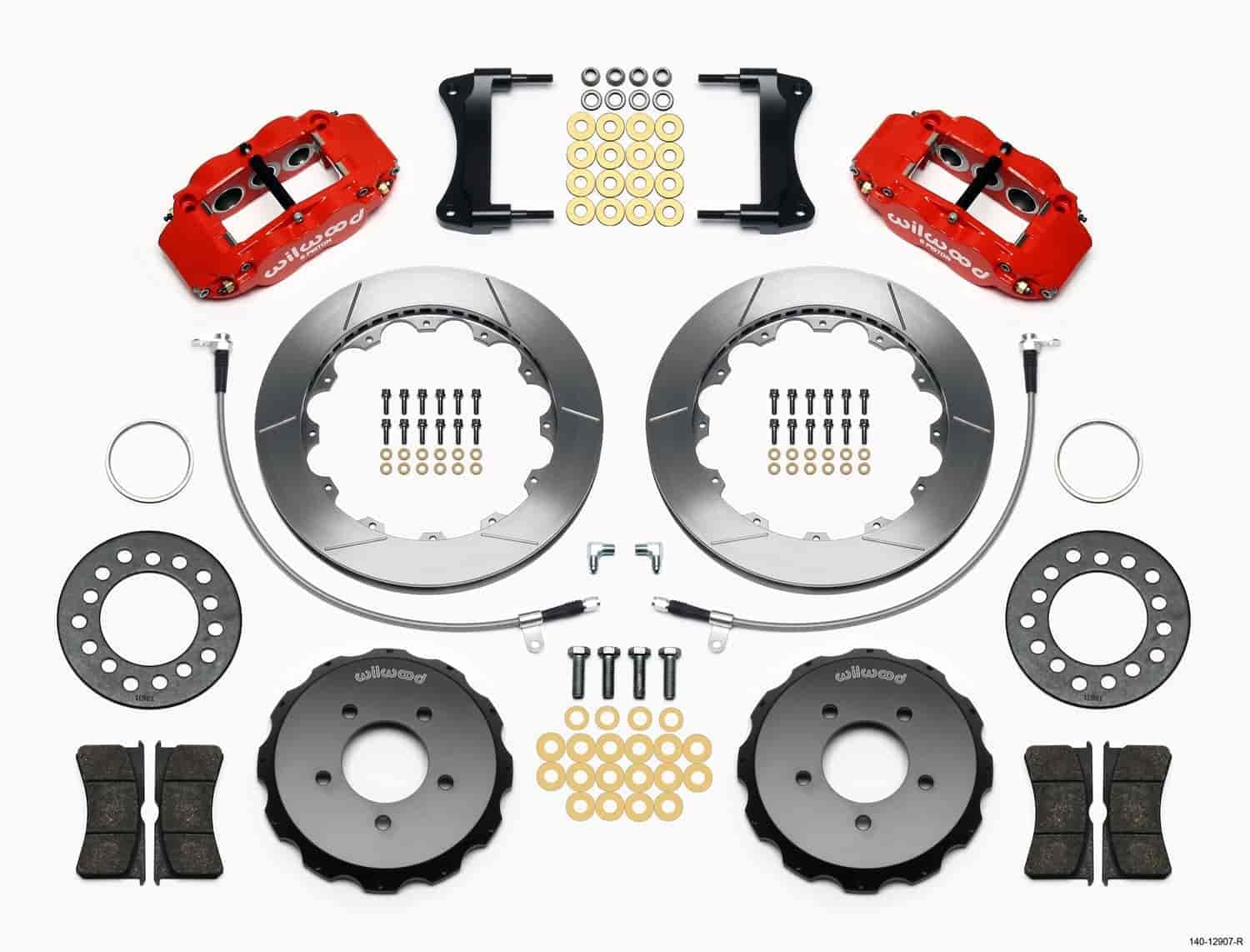 Front Hat Kit FNSL6R, 12.88", Red