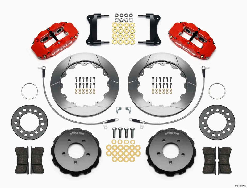 Front Hat Kit FNSL6R, 12.88", Red
