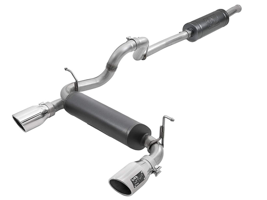 Rebel Series aFe Power 49-38066-P Performance Cat-Back Exhaust System