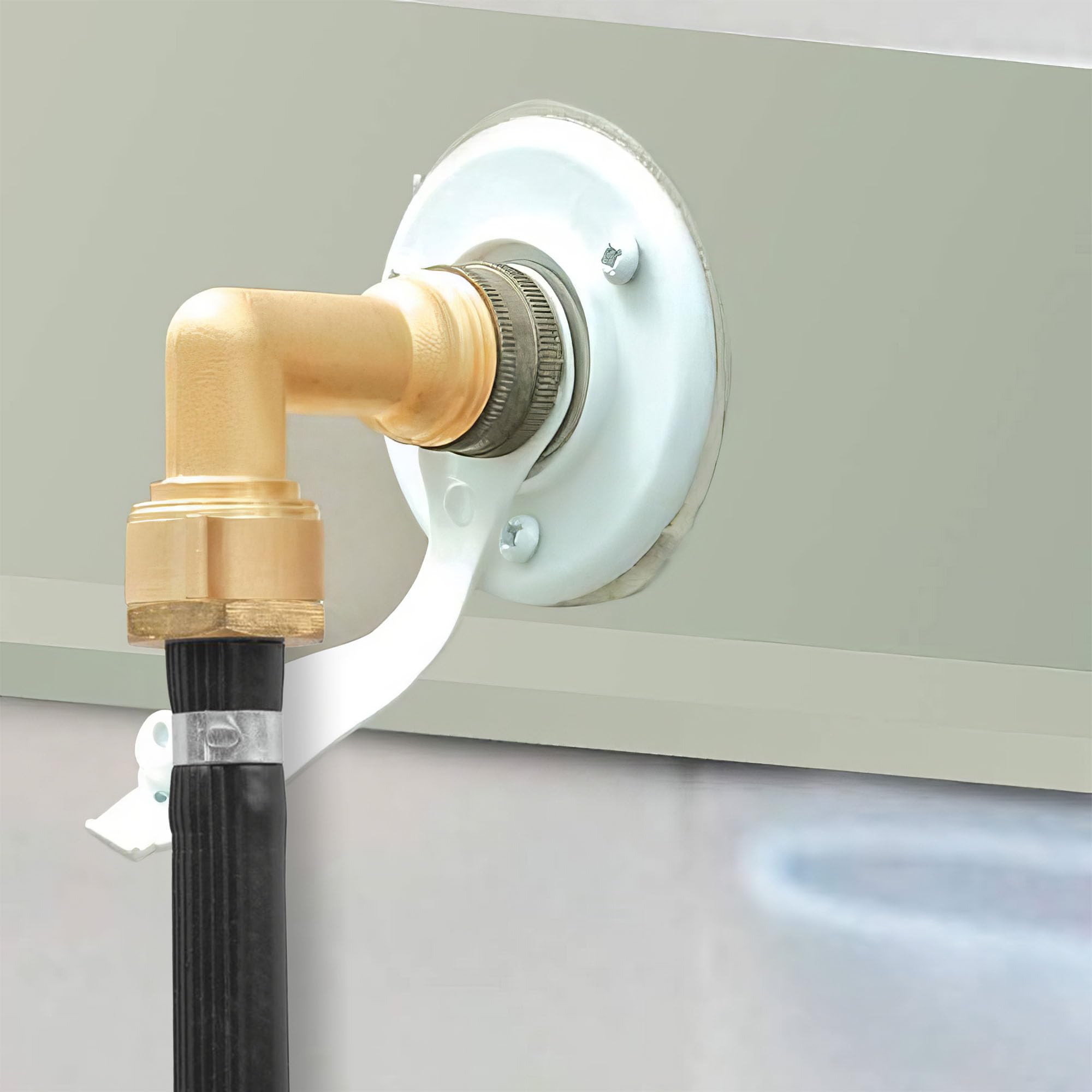 Camco Winterization RV Fresh Water Blow Out Hose with Ball Valve - Easy to Use & Features Double Brass Build - Essential RV Winterizing Tool - for Use with an Air Compressor (36170)