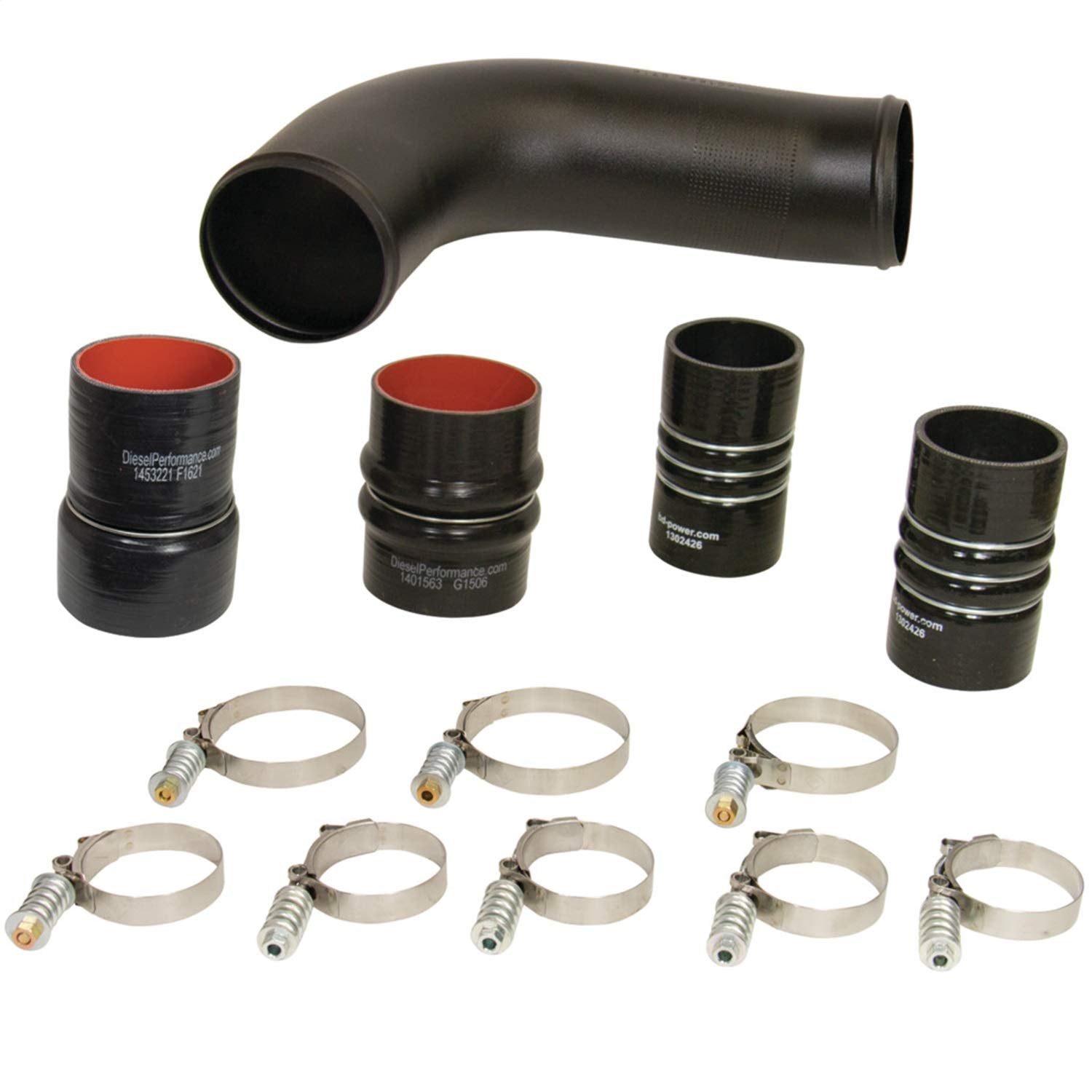 Intercooler Hose/Clamp Kit BD Diesel Dodge 2010-2012 6.7L