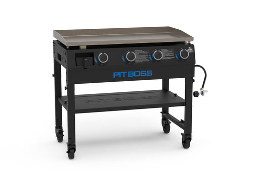 4-Burner Pit Boss 10962 Gas Griddle, Black