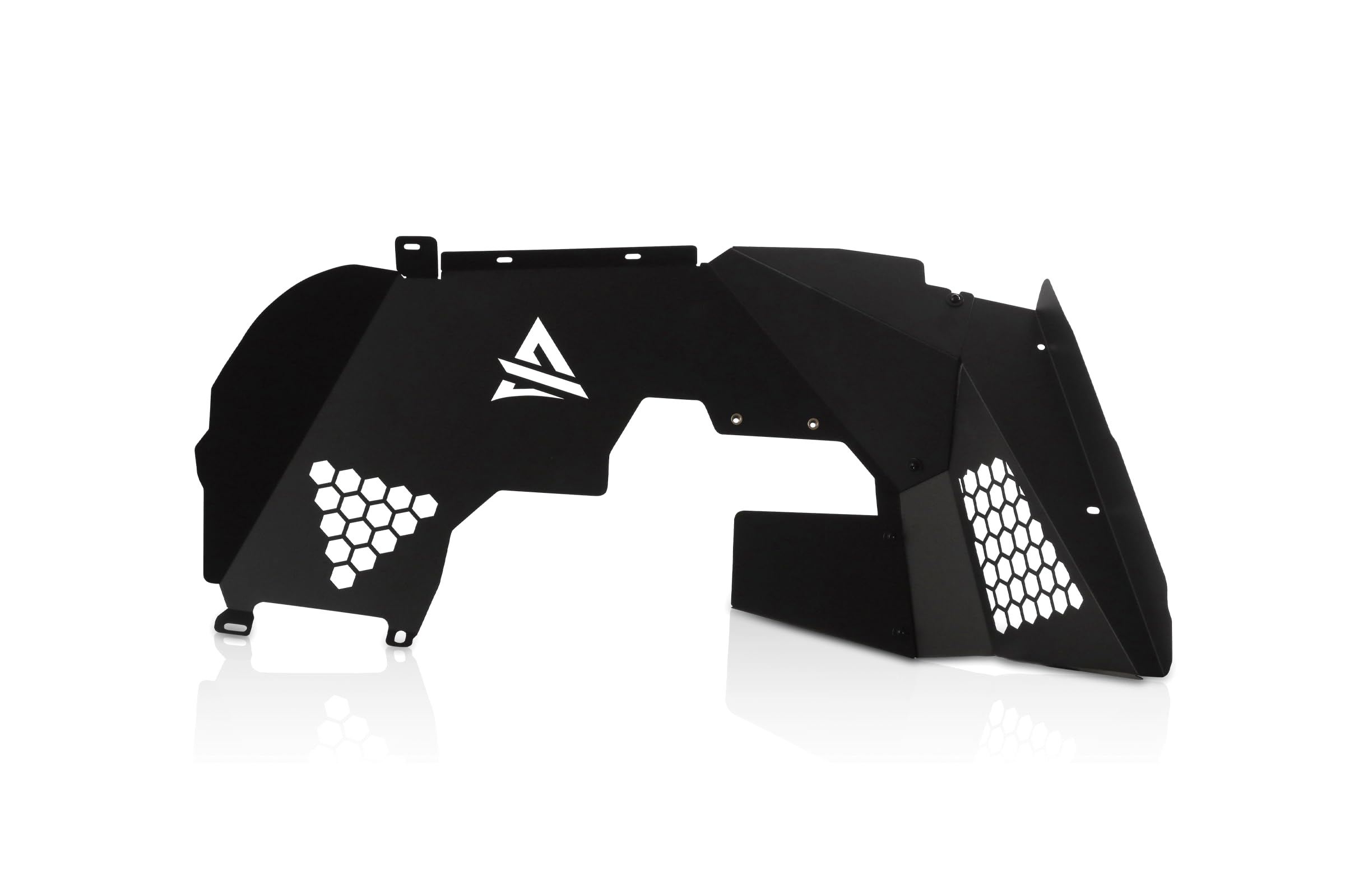 Attica4x4 Cobra Tek - Frontier Series Inner Fenders | Compatible with Jeep Gladiator | Durable Wheel Well Protection with Tire Clearance and Engine Ventilation | Textured Black Powder Coat.