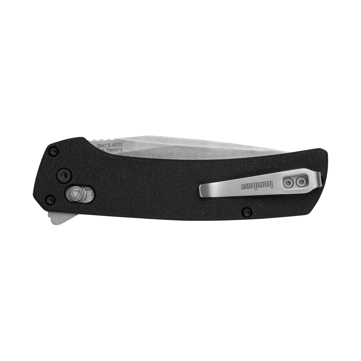 Kershaw Folding Layup Pocket Knife, 3.4 inch D2 Steel Blade, Duralock Locking Mechanism, Pocketclip