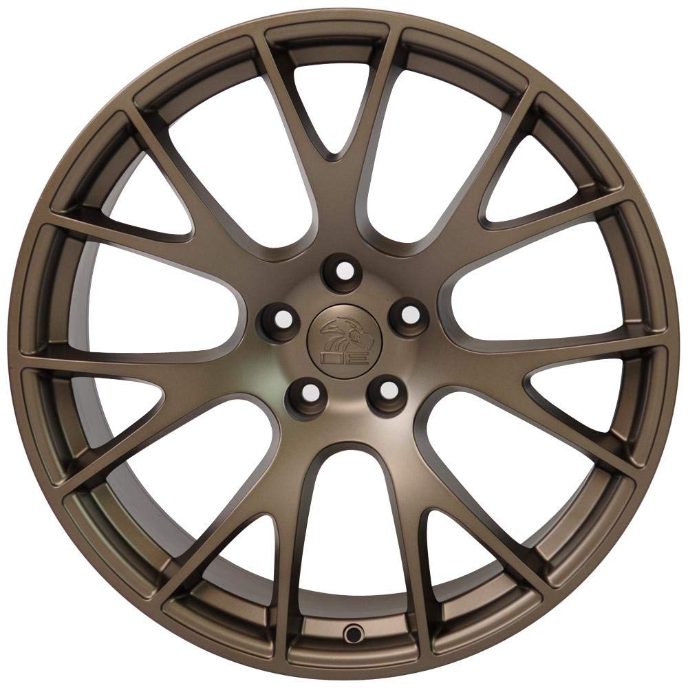 DG69 OE Wheels 22" Replica Wheel 22x10 Bronze Fits Dodge RAM Hellcat Rim 5550-25BR