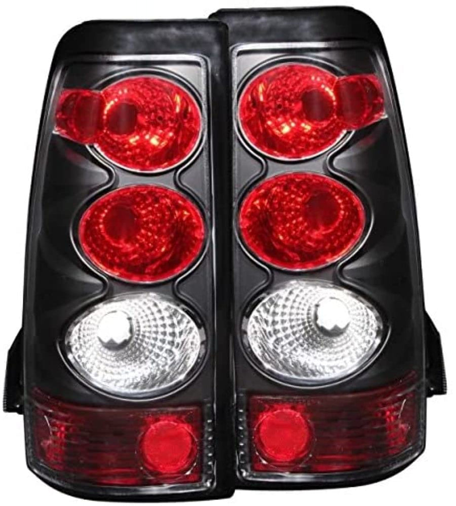 Black Euro Tail Light Set-Clear Lens ANZO USA 211022