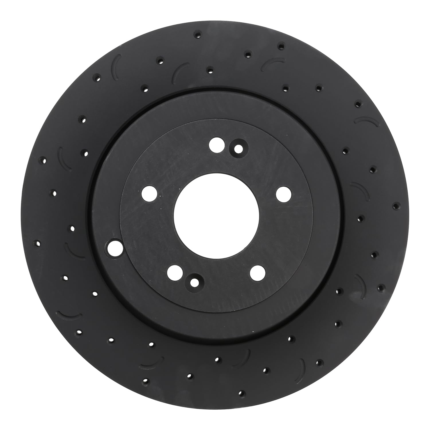 Talon Cross-Drilled and Slotted Vented Rotor, Hawk Performance Brakes, 12.99 in. Diameter, 2.39 in. Height