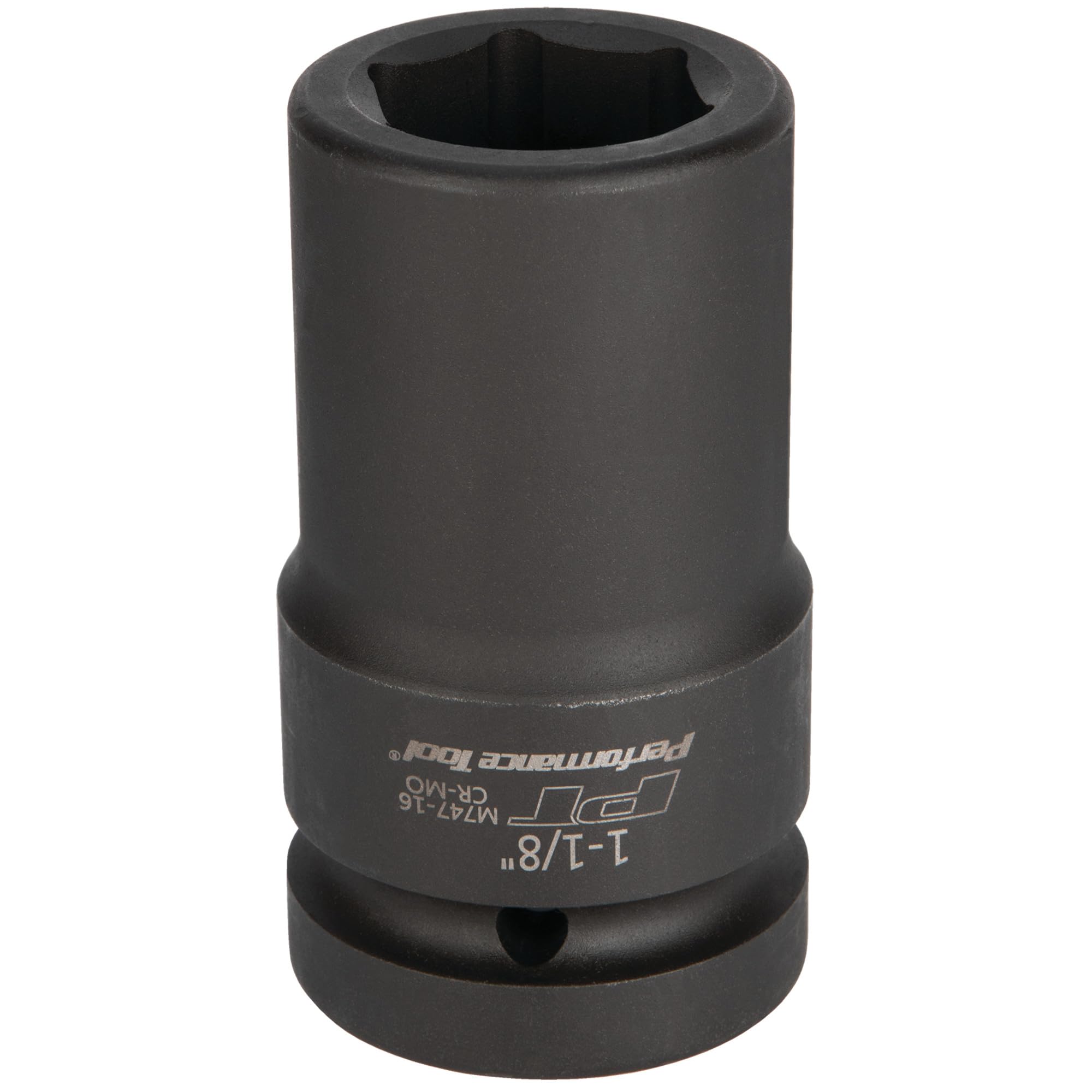 1 in. Drive Performance Tool M747-16 1-1/8 in. Deep Wall Socket for Heavy-Duty Mechanics and Automotive Professionals