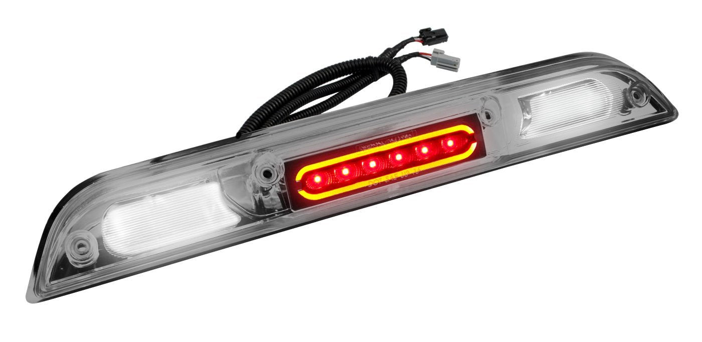 Chrome Fiber Optic Led 3Rd Brake Light RECON ACCESS 264129Cl
