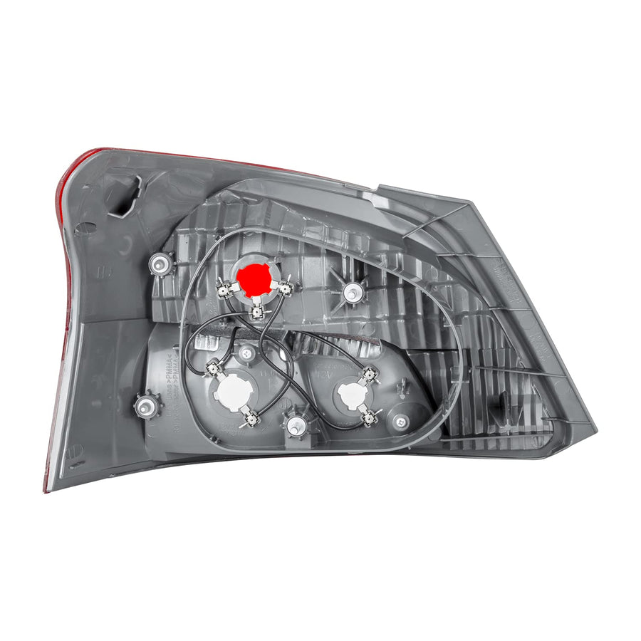 Right TYC Tail Light Assembly Compatible with 2007-2012 Toyota Yaris