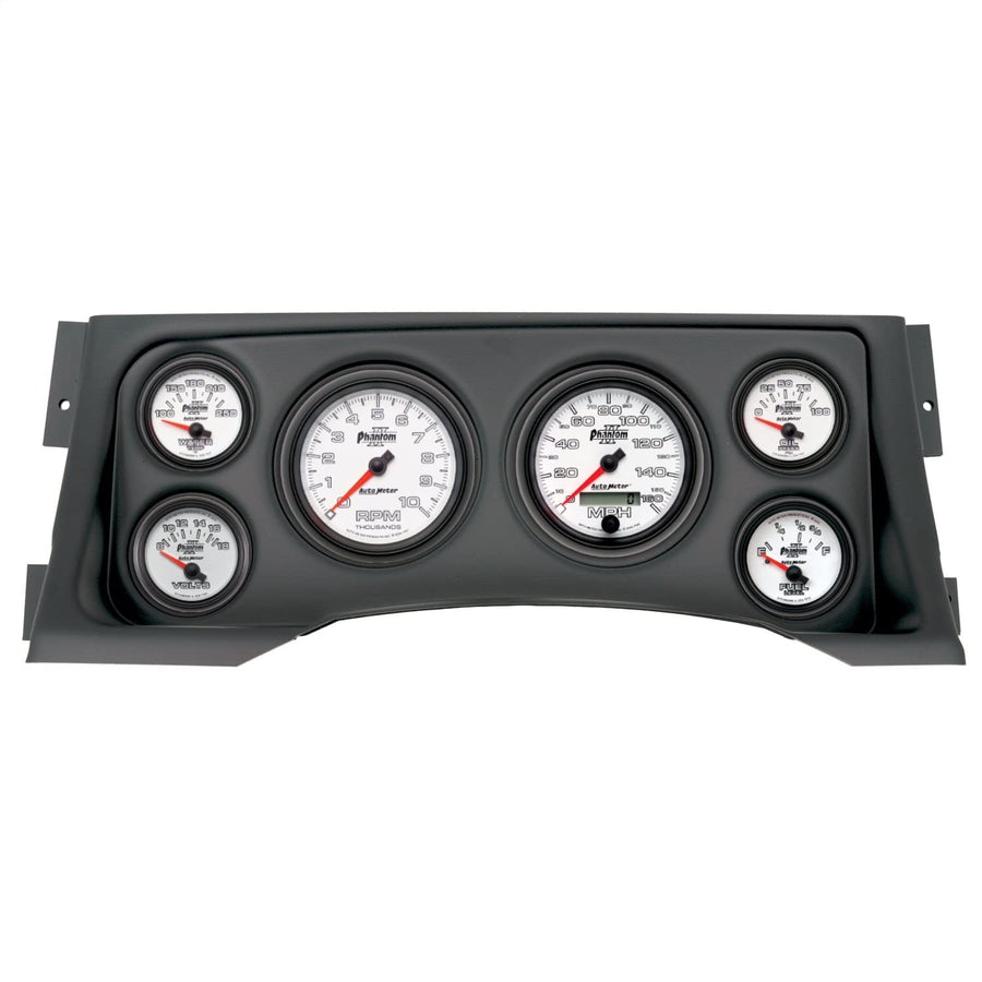 AutoMeter Dash Kit Direct Fit, (3 3/8" X2, 2 1/16" X4), Chevy/Gmc Truck 95-98, Phantom Ii (2928-10)