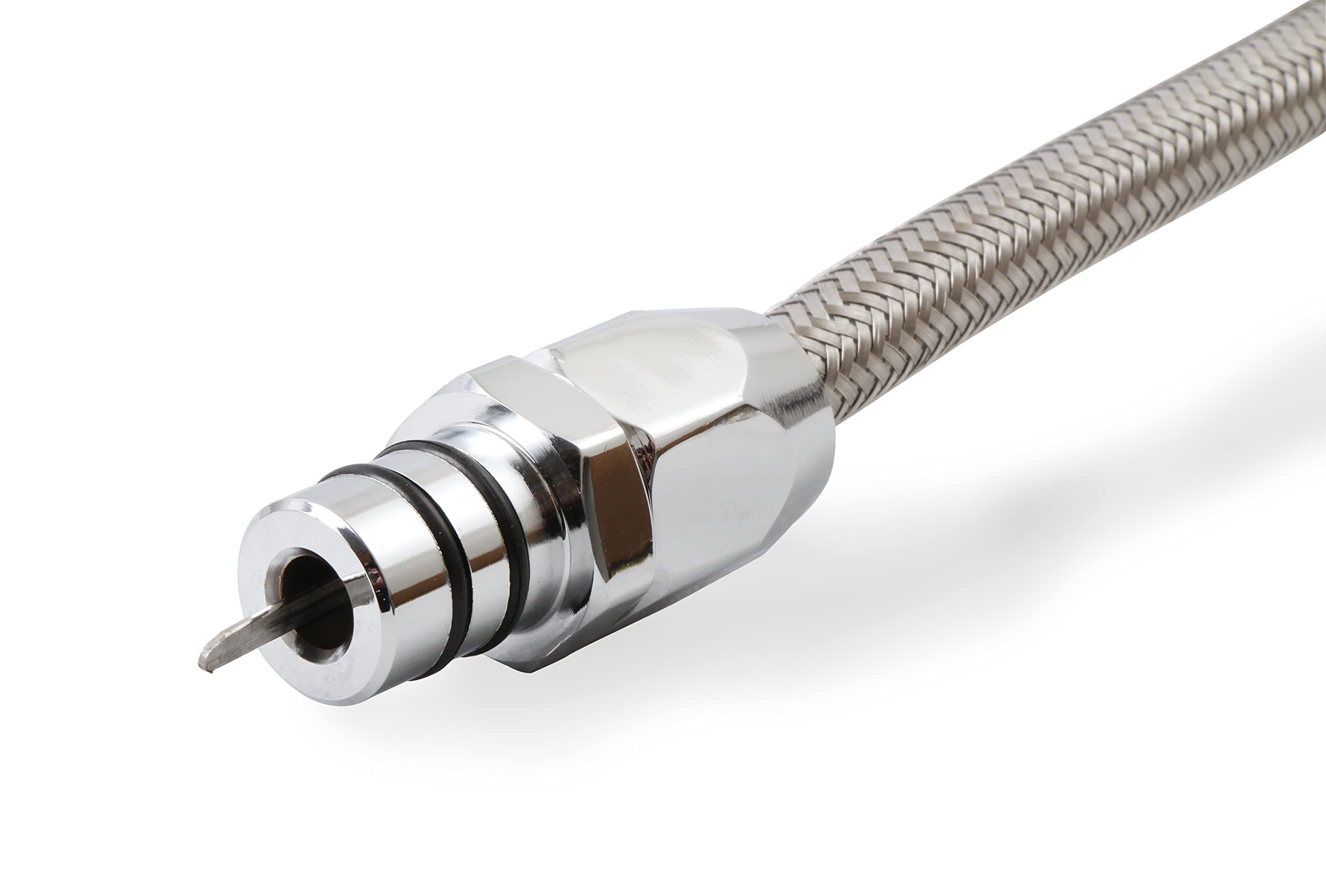 Automatic Transmission Dipstick & Tube Mr. Gasket 9704G - Braided Stainless Steel