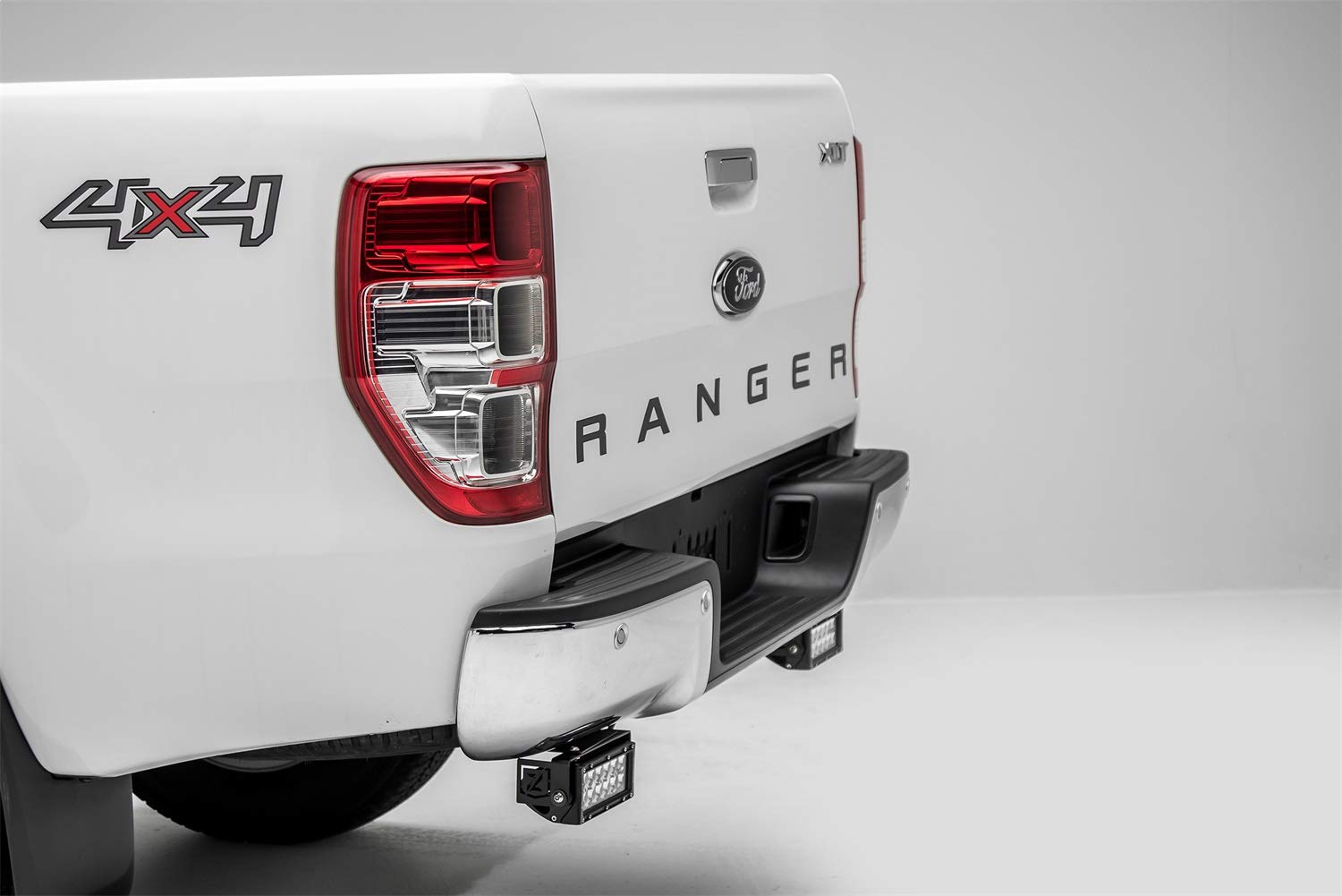 Under Rear Bumper LED Mounting Bracket ZROADZ - Compatible w/ 2015-2018 Ford Ranger T6 - to Mount (2) 6 Inch or Similar Style LED Lights (Not Included) - PN Z385761
