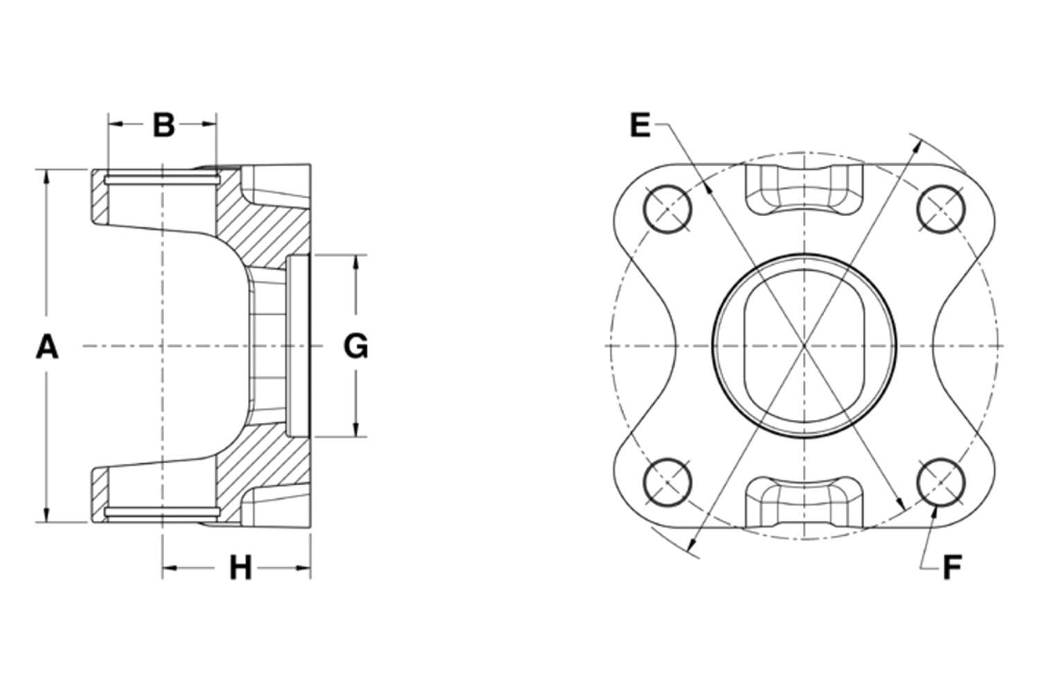 Driveshaft Neapco Flange Yoke N2-2-1369