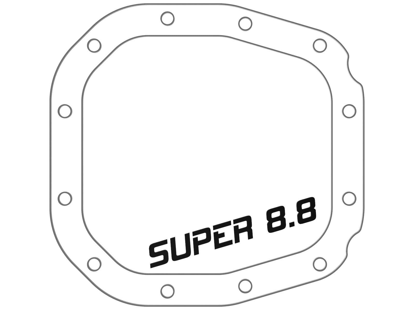 aFe POWER Rear Differential Cover Pro Series Black w/Machined Fins - #46-71180B - Ford F-150 15-23 (Super 8.8-12)