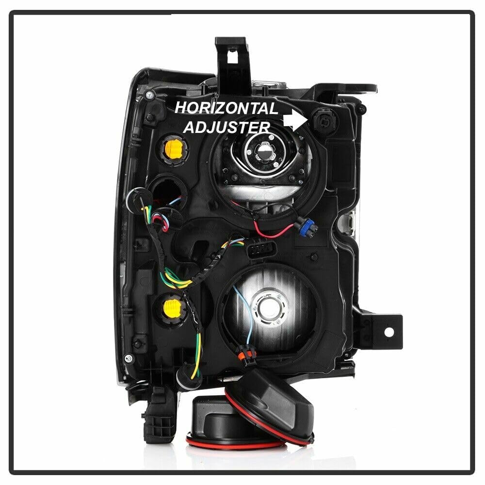 OEM Style Spyder Xtune Headlight (HD-JH-CS15HD-AM-BK) (POE)