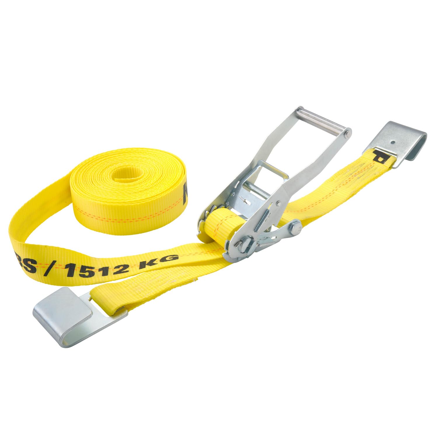 2" x 30' Keeper Heavy Duty Ratchet Tie-Down with Flat Hooks - 3,333 lbs. Working Load Limit