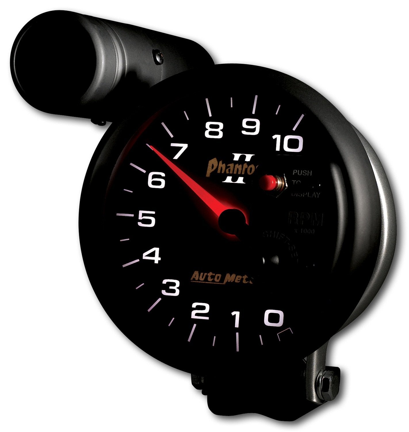 Auto Meter Phantom II 5" 10000 RPM Shift-Lite Tachometer 7599