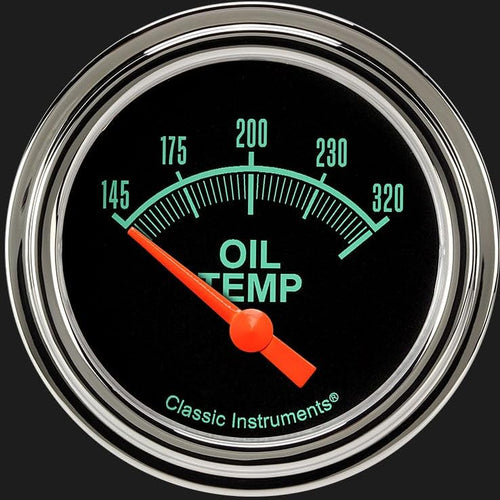 GS228SLF Classic Instruments G/Stock 2 5/8" Oil Temperature Gauge