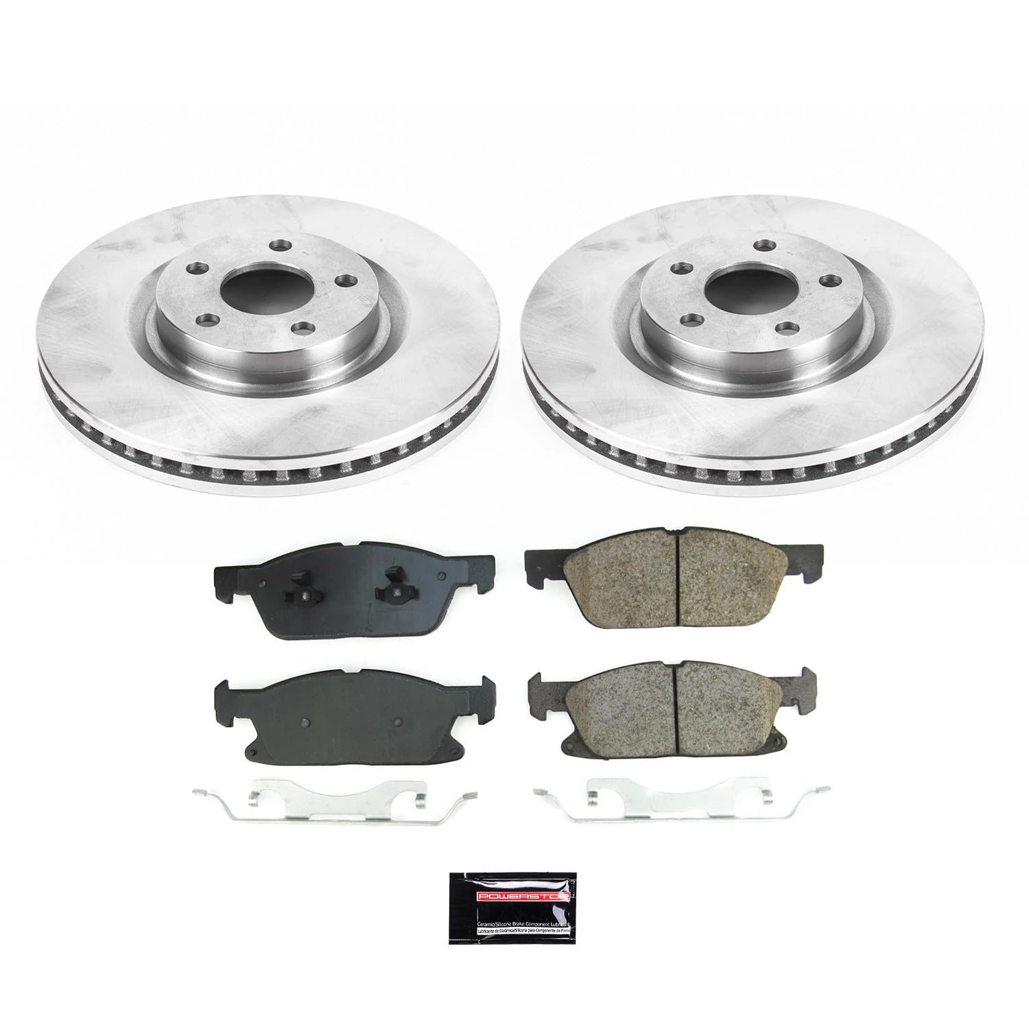Power Stop KOE8961 Front Stock Replacement Brake Pad and Rotor Kit Autospecialty For Lincoln Continental 2017-2020 [Model Specific]