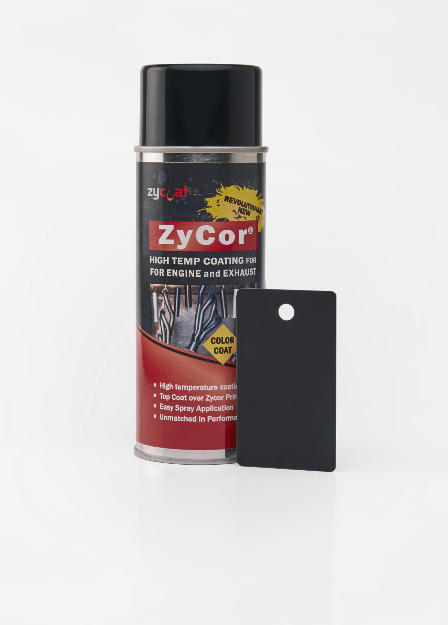 ZyCoat 19013 ZyCor DIY High Temperature Aerosol Coating - Bitchin Black Color Coat, 13 Ounce