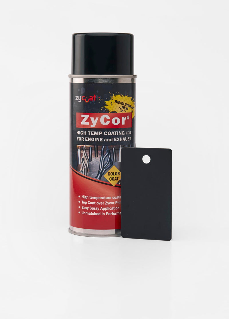 ZyCoat 19013 ZyCor DIY High Temperature Aerosol Coating - Bitchin Black Color Coat, 13 Ounce