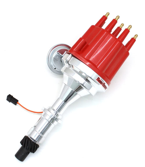 Pertronix Billet Distributor D320711 (Mag Trig Pontiac 301-455 Red Male cap)
