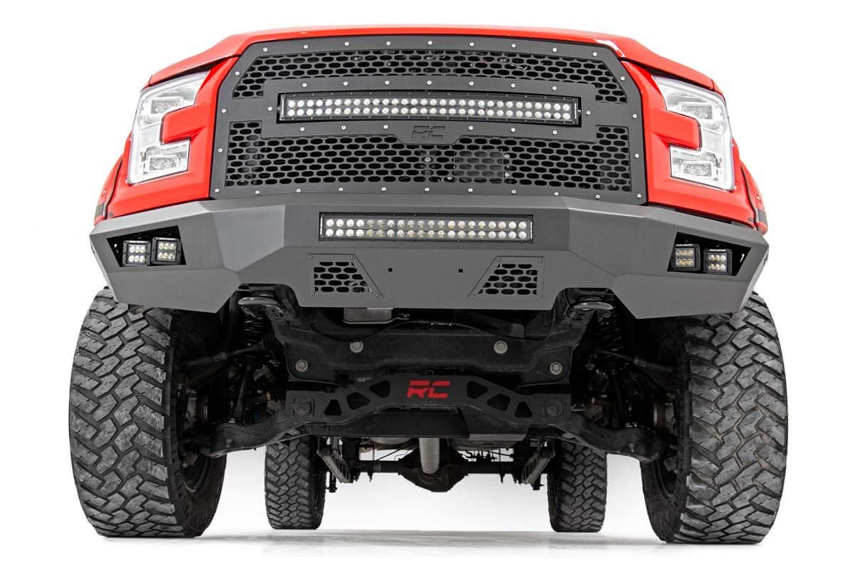 Rough Country LED Heavy Duty Front Bumper for 2015-2017 Ford F-150-10770