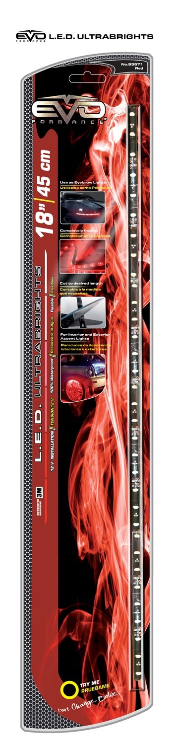 EVO Formance CIPA 93571 LED Ultrabrights Light, 50cm, Red