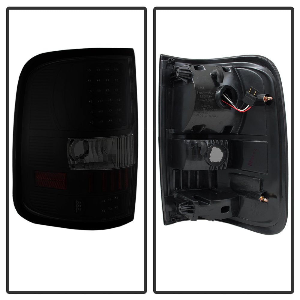 Tail Light Xtune ALT-ON-FF15004-LED-BSM (Ford F150 Styleside 04-08 (Not Fit Heritage & SVT) LED s - Black Smoke)
