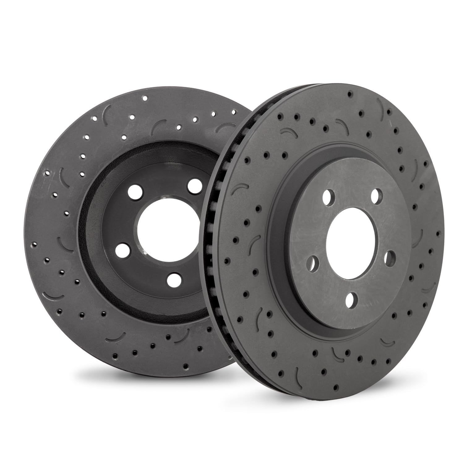 Hawk Performance Talon Rotors Cross-Drilled and Slotted HTC4049