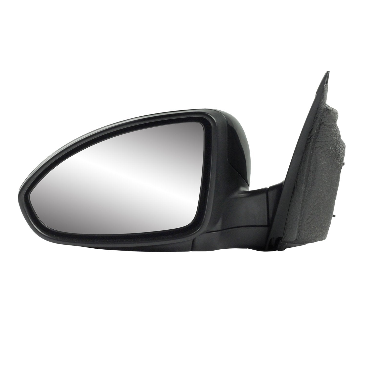 Fit System Mirror Driver Side for Chevrolet Cruze, Cruze Limited Models Only, Textured Black w/PTM Cover, Foldaway, w/o spot Mirror, Power