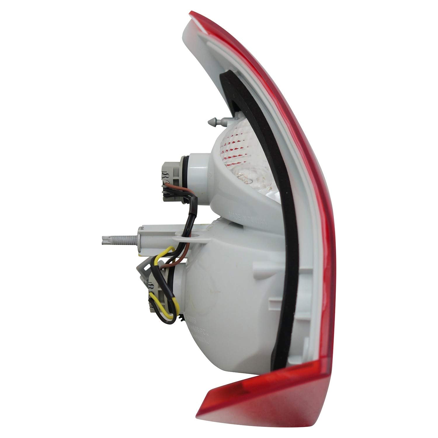 Right TYC Tail Light Assembly Compatible with 2014-2019 Ford Fiesta