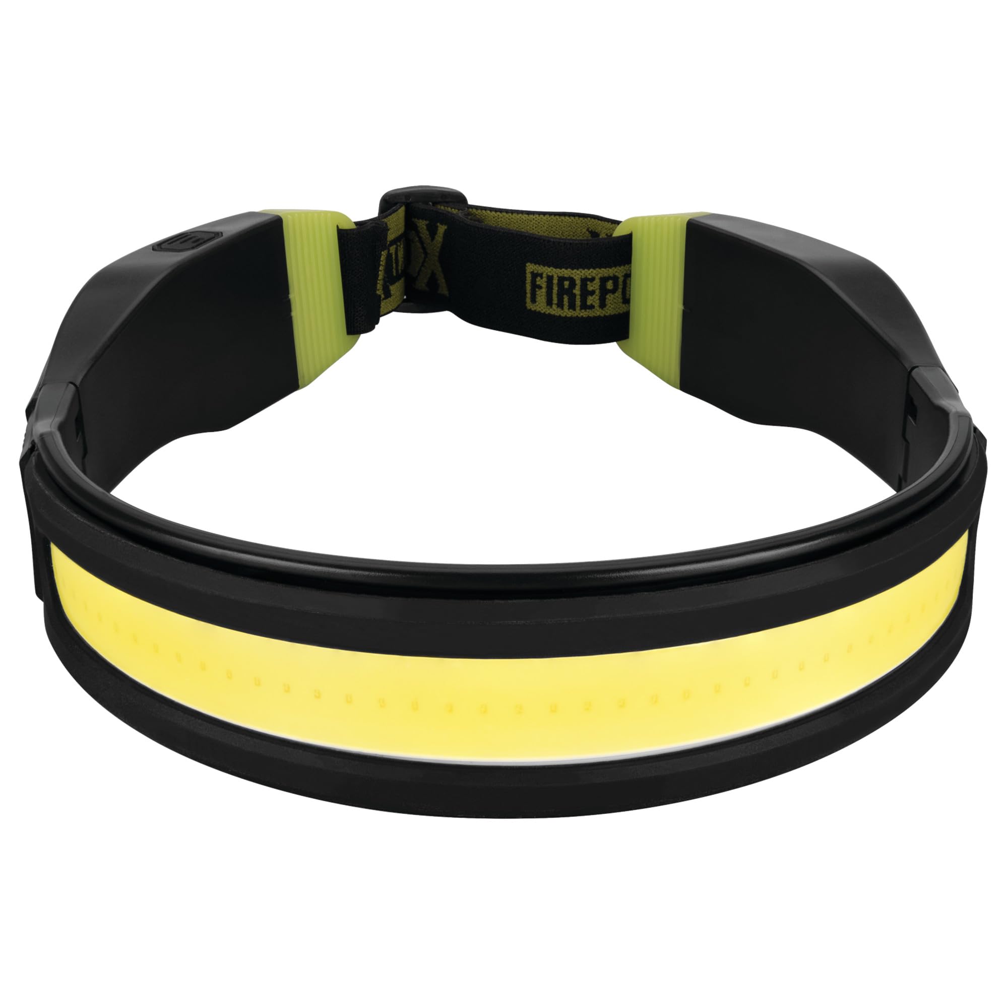 Firepoint Performance Tool W2690 600LM Li-Ion LED Folding Headlamp, USB-C Charging, Adjustable Strap, Motion Sensor, Dimmable, Foldable Frame, Black/Green