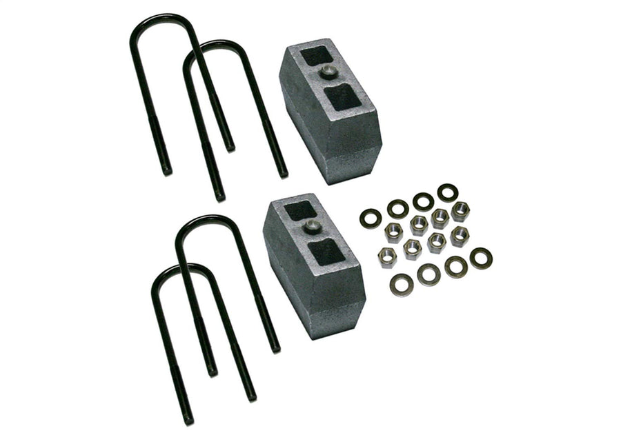 SUPERLIFT SUSPENSION RealTruck 4" Block Kit for Chevy K5/K10 & GMC K15 | Rear Lift Blocks, U-Bolts, & Hardware | 3049 | Fits 1973-1987 Chevrolet K5 / K10 / GMC K15