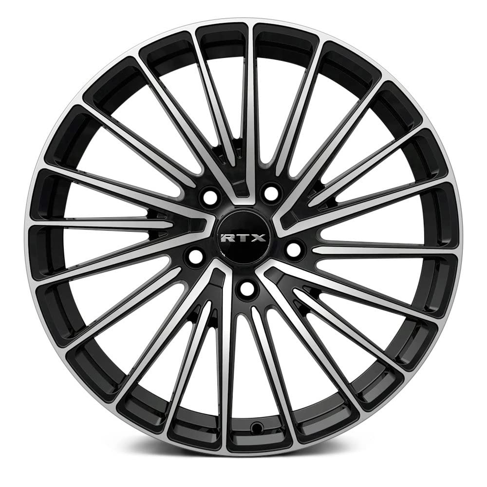 083052, RTX® Polar, Gloss Black Machined, 18x8 5x114.3 ET40 CB73.1