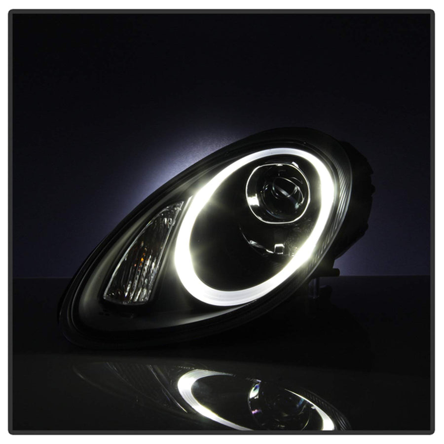 Projector Headlight Spyder Auto PRO-YD-P98705-DRL-BK, 1 Pack